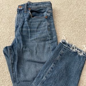 Madewell crop boyjean
